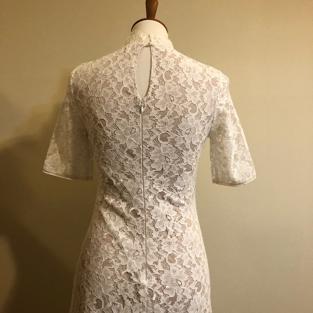 Filly Flair White Lace Flirty Feminine Dress - Picture 13 of 16